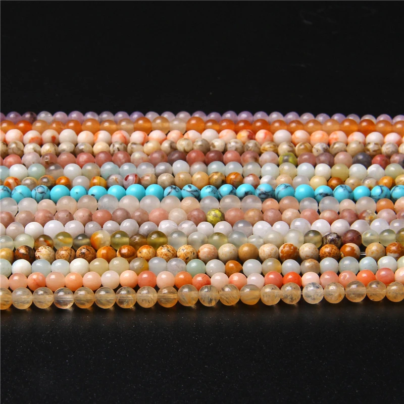 Бесплатная доставка бусины из натурального камня с рисунком жасперы флюорит