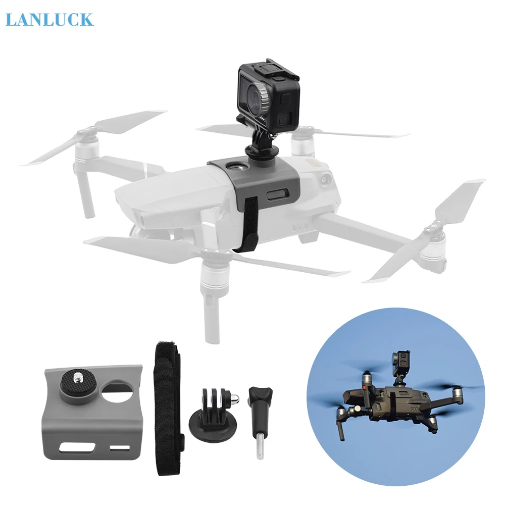 Заполняющий светильник держатель Монтажный кронштейн для DJI Mavic 2 Pro Zoom Gopro HERO9