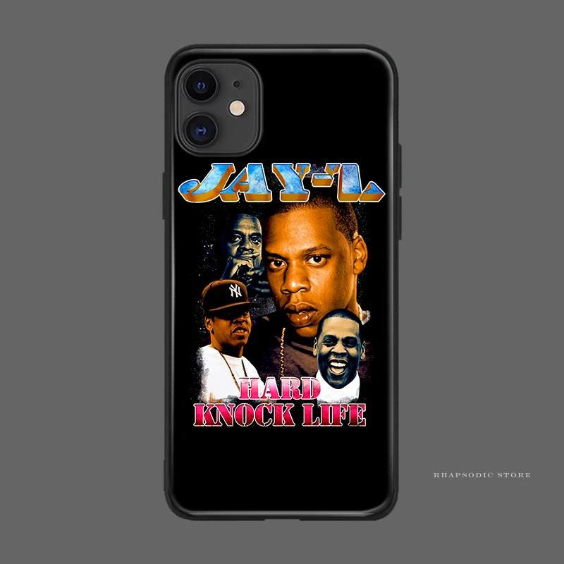 jay z rapper fashion soft silicone phone case cover shell for iphone 6 6s 7 8 plus x xr xs 11 pro max free global shipping