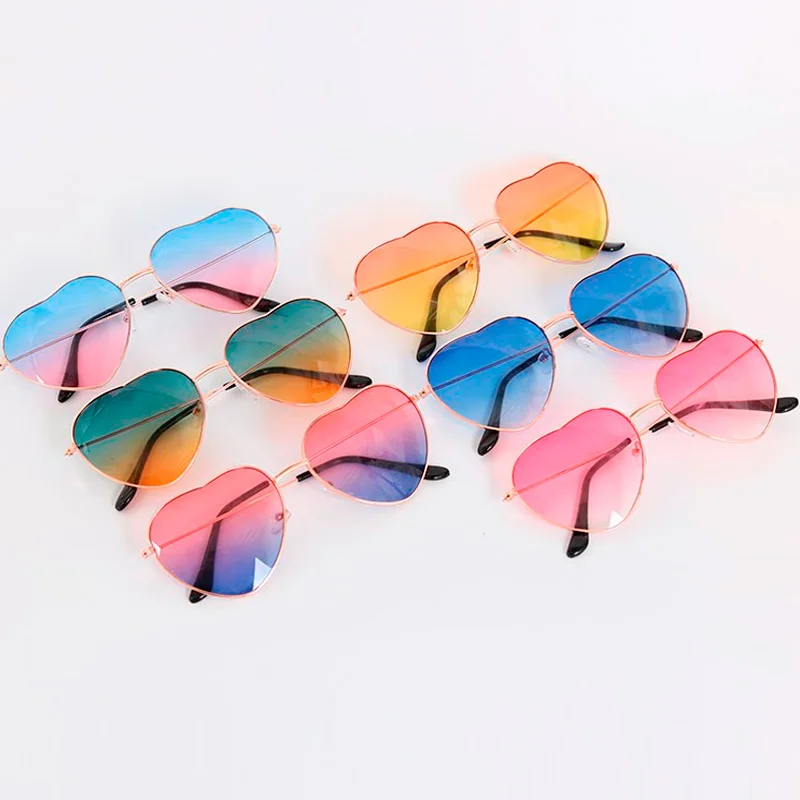 Очки солнцезащитные женские в форме сердца брендовые дизайнерские модные