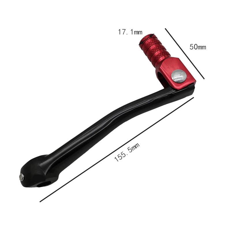 

Aluminum Folding Gear Shift Lever for TGR 250 Off-Road Vehicle Motorcycle Modification Accessories (Red and Black)