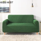 Чехол для 3-местного углового дивана из эластичной ткани Seersucker, мебель для гостиной, шезлонг, кушетки, чехол L-образной формы на 1, 2, 3, 4 места
