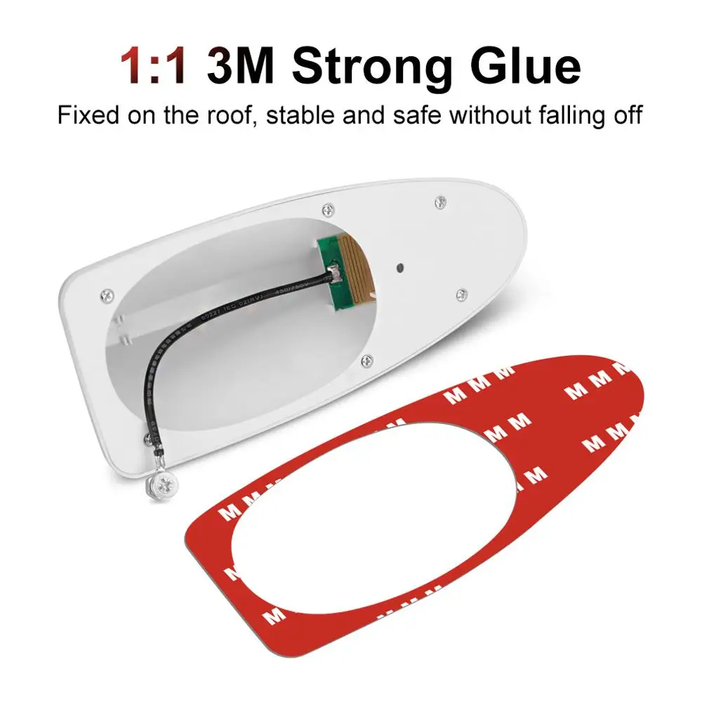 Upgraded Car Radio Shark Fin Antenna Accessories Styling Automobile Signal Aerials Roof Antennas for BMW/Honda/Toyota/Hyundai | Автомобили