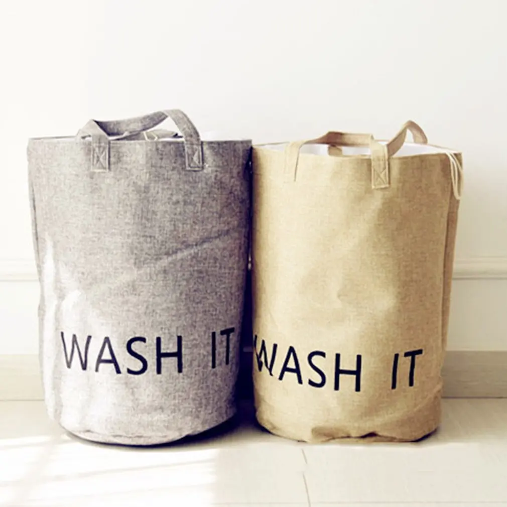 Новые хлопковые льняные мешки для стирки корзина мусора стеллаж хранения