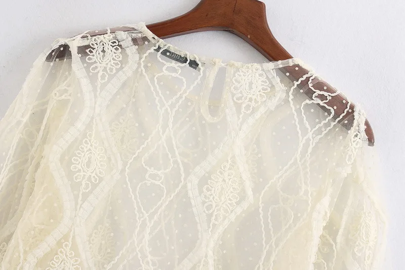 Прозрачная женская блузка Осень 2010 Весна Новая мода Блестящий пуловер рубашка