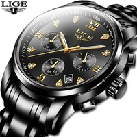 relojes 2020 watch men lige fashion sport quartz clock mens watches top brand luxury business waterproof watch relogio masculino