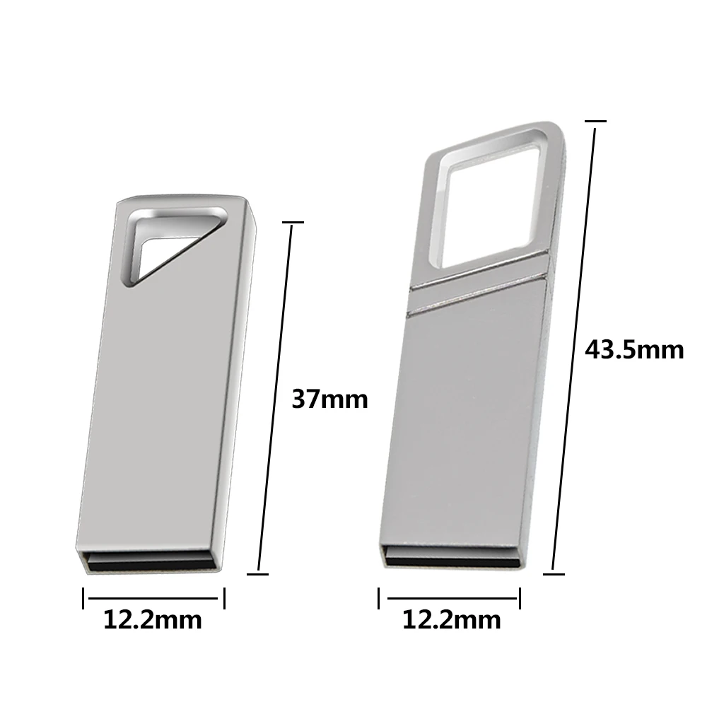 

100pcs/lot USB 2.0 16GB 8GB 4GB Flash Drive flash disk Pen drive memory stick 32GB 64GB 128GB Flash USB metal Memory card