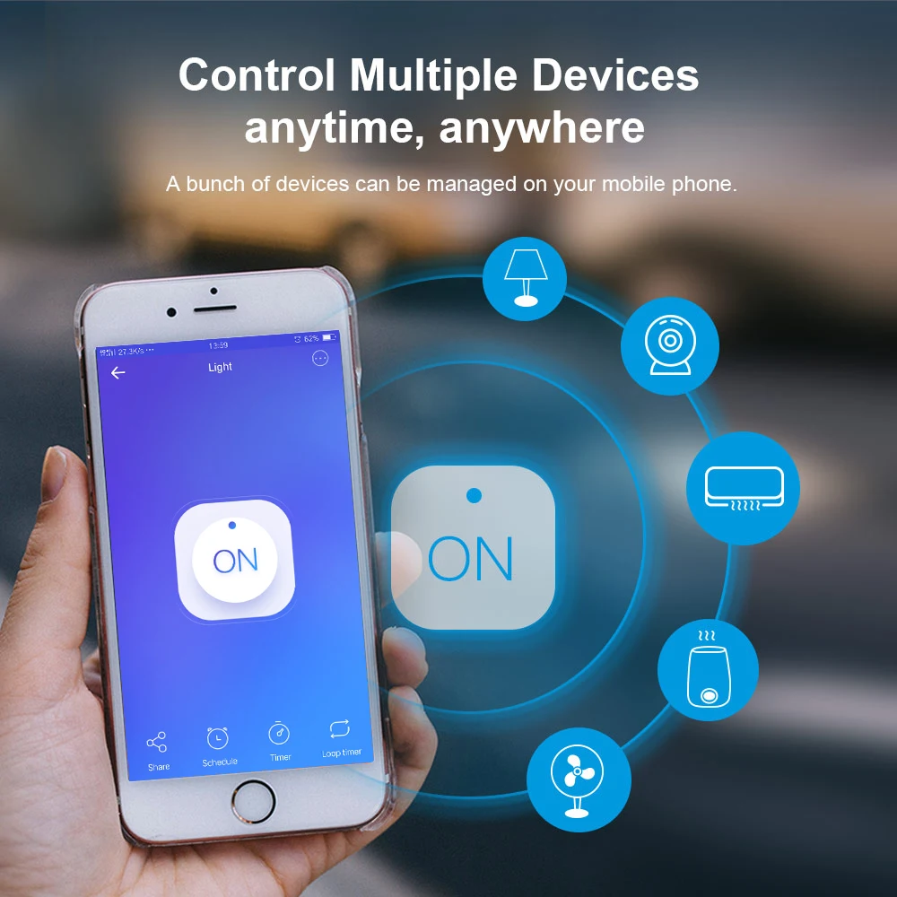 2 шт. SONOFF S31 Lite US Мини Wifi розетка умный Беспроводной Выключатель питания 15а таймер