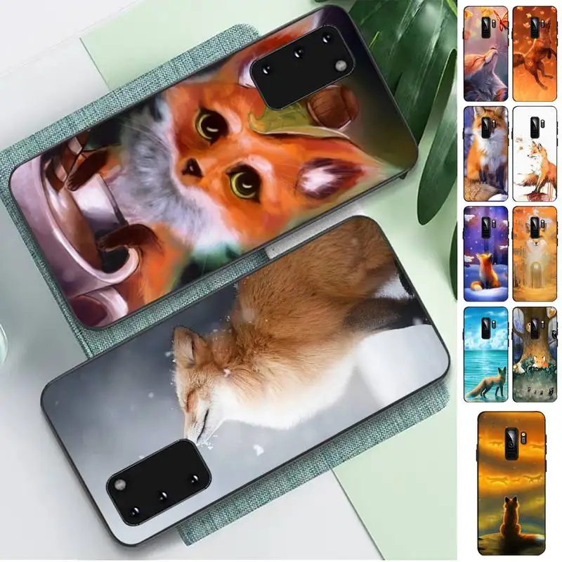 

Animal Cute Fox Phone Case for Samsung S10 21 20 9 8 plus lite S20 UlTRA 7edge