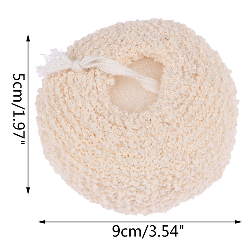 

1PCS Exfoliating Point Hemp Sponge Bath Ball Shower Rub Bath Shower Wash Body Pot Sponge Scrubber Durable Healthy Massage Brush