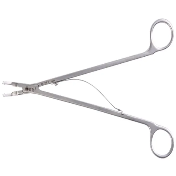 

Open Clip Applier with Polymer Ligation Clip Laparoscopic Clip Applier size XL Abdominal Surgery