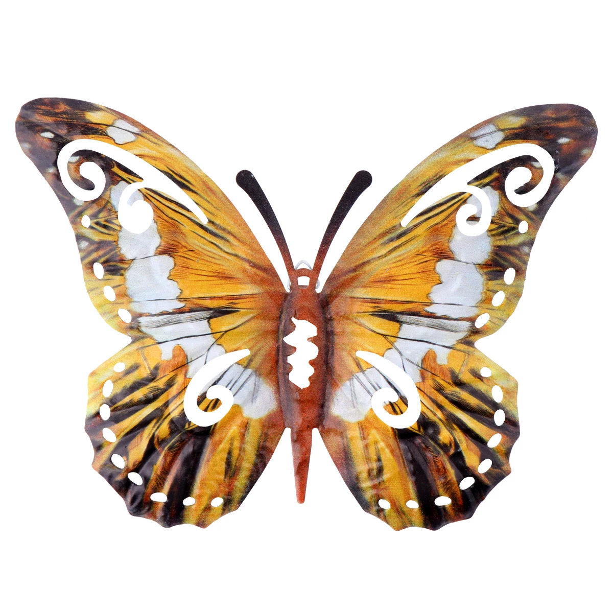 

Metal Butterfly Wall Decor Outdoor Indoor Art Sculpture Hanging Decoration Wrought Iron Wall Hanging Ornament