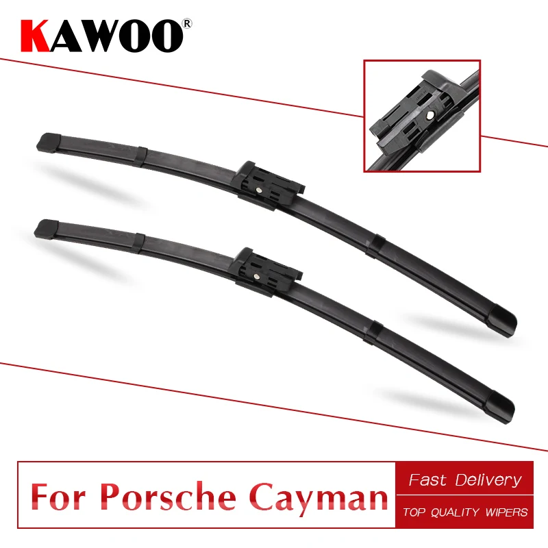 

KAWOO для Porsche Для Каймановы острова (987C 981C) Автомобильные Стеклоочистители Лезвия 2005 2006 2007 2008 2009 2010 2011 2012 2013 2014 2015 2016 2017