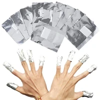 50pcs100pcs nail art soak off acrylic gel nail polish removal aluminium foil remover wraps with acetone nail art tools