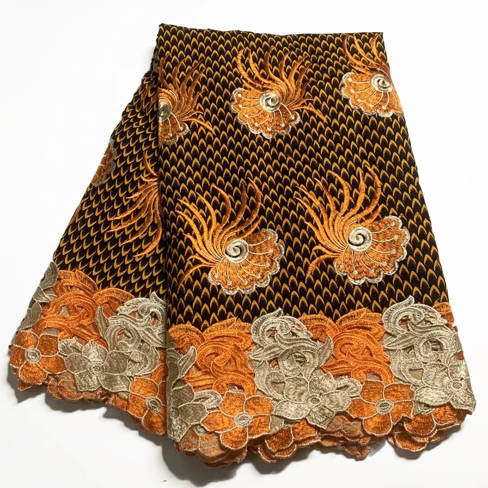 

CS African Lace fabric High quality Ankara African prints batik Pagne real wax fabric sewing Materia for crafts wedding dress