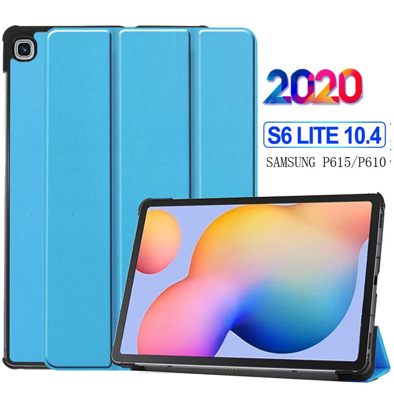 

Чехол для планшета для 2020, Новый Samsung Tab S6 Lite 10,4, тонкий чехол для Galaxy Tab S6 Lite 10,4 дюйма, чехол с откидной крышкой из ПУ кожи, для Samsung Tab S6 Lite 10,4 дюй...