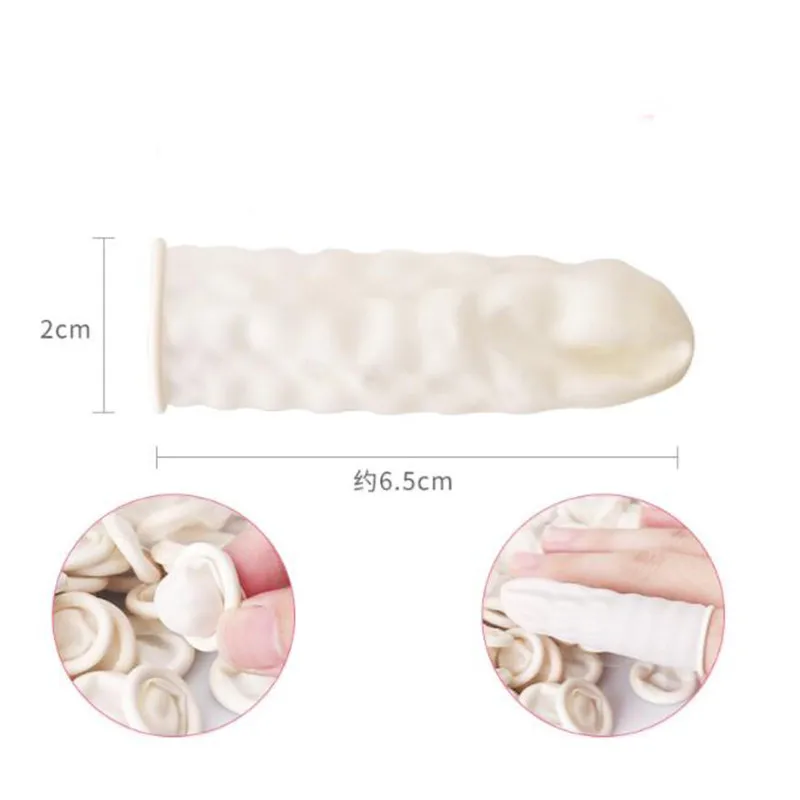 

100/300Pcs Disposable Sterile Finger Cots White Rubber Latex Tattoo Glove Sleeve Microblading Tattoo Supplies Permanent Makeup