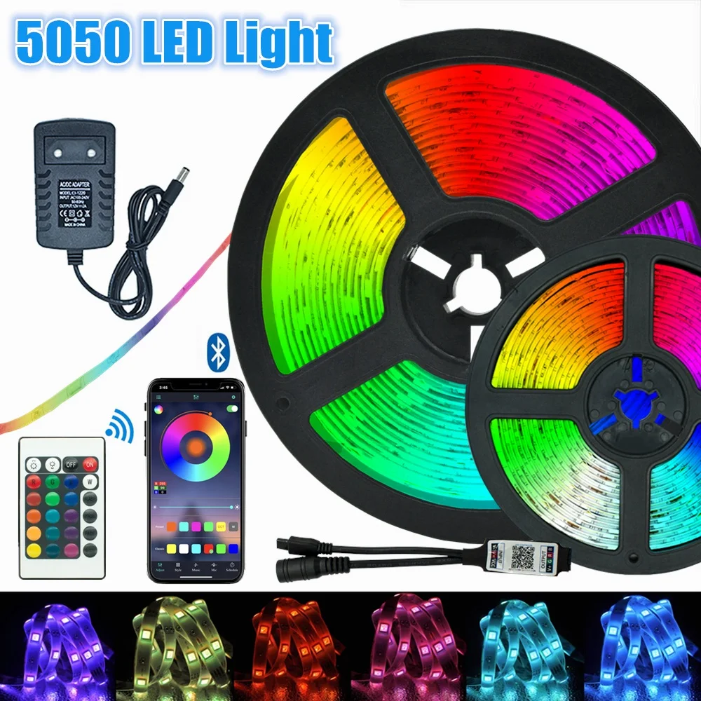 5050 Светодиодный светильник полоски для вечерние Спальня украшения Bluetooth