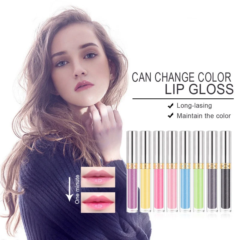 Зеркальная меняющая цвет глазурь для губ увлажняющая антипригарная чашка