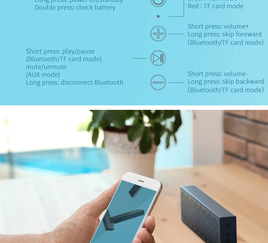 EDIFIER MP120 bluetooth динамик Поддержка TF карты AUX вход технология ЧПУ двойной полный диапазон bluetooth 5,0 колонки