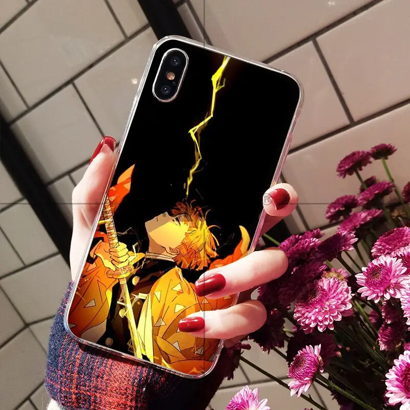 Ruicaica demon slayer аниме ТПУ мягкий силиконовый прозрачный чехол для телефона Apple iPhone 8 7 6 6S Plus X XS MAX 5 5S SE XR чехол