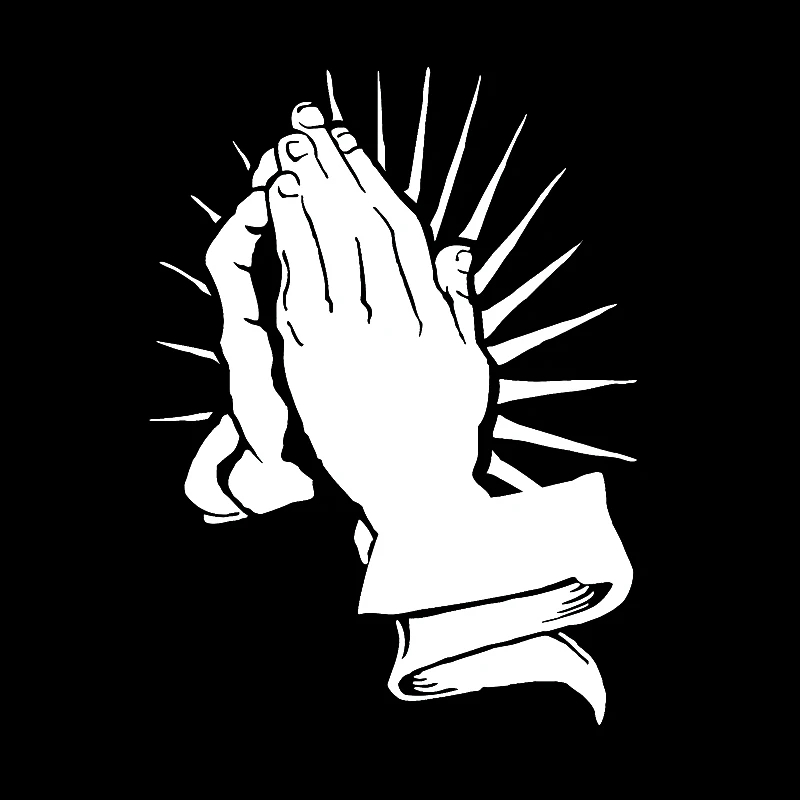 

17*12.6cm JESUS HANDS Car Stickers CHRIST Vinyl Sticker JDM CUTE FUNNY DECAL STICKER Car Styling New Style Hot
