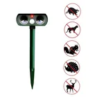 Ультразвуковой отпугиватель животных, устройство на солнечной батарее для защиты сада, собак и кошек, Лисий