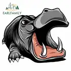 EARLFAMILY 13 см x 10,8 см, мультяшный хиппи, забавная фотография, автомобильные аксессуары, задняя фотография