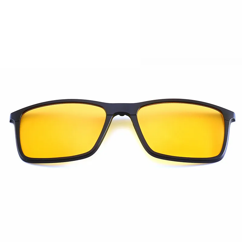 Zerosun поляризованные солнцезащитные очки с клипсами для мужчин и женщин TR90 оправа