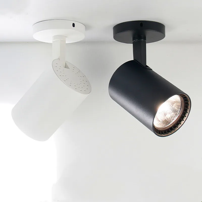 Surface Mounted Spotlight LED Ceiling Spot Light Downlight COB Source 10W 20W 30W Lamp Clothes Store Lighting | Лампы и освещение