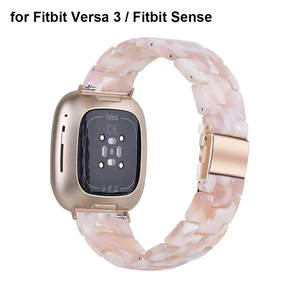 Correa de resina para reloj inteligente Fitbit Versa 3/Sense, accesorios de pulsera para Fitbit Versa 3 / Sense