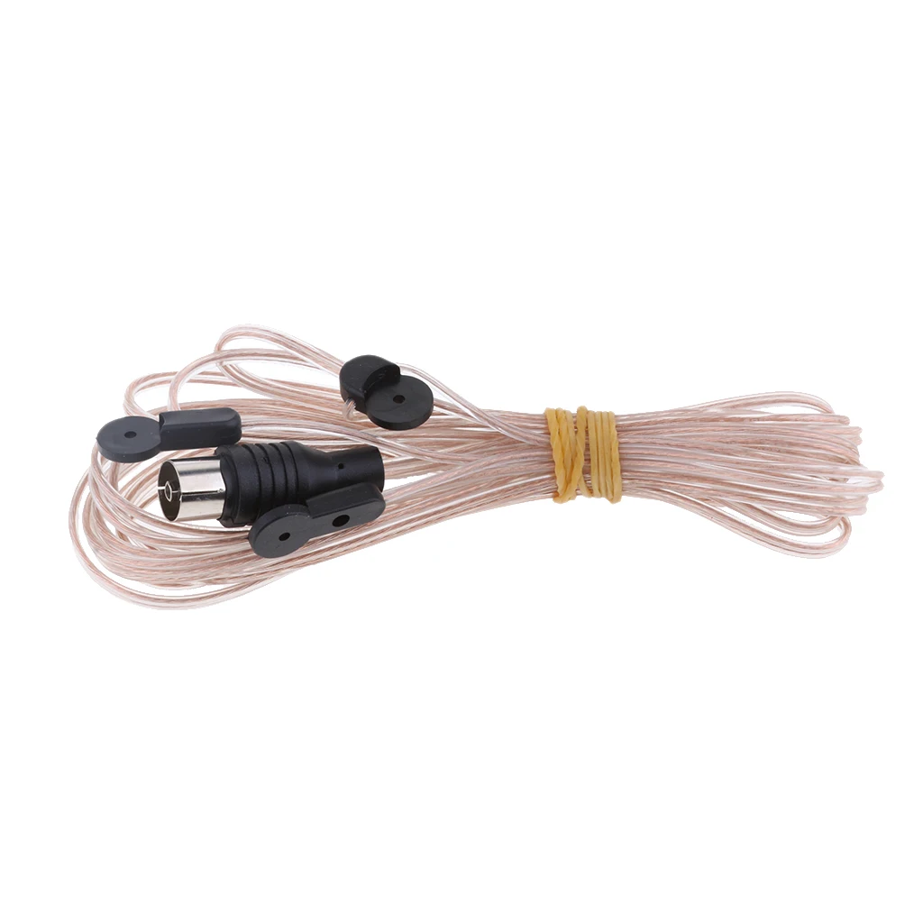 

75 Ohm FM Radio Antenna Dipole Home Radio Stereo Receiver Antenna Aerial