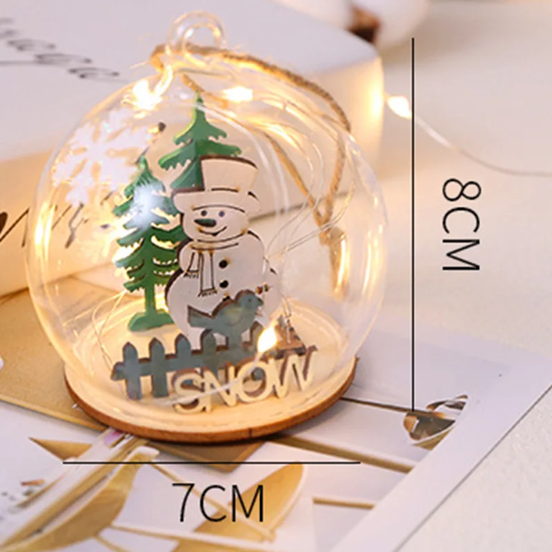 Рождественская елка украшения светодиодный светильник Рождественский шар трава