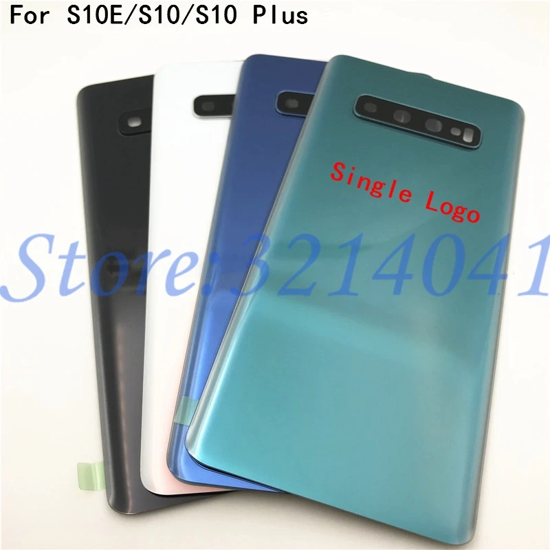 Новая стеклянная крышка батарейного отсека Корпус задней крышки для Samsung Galaxy S10
