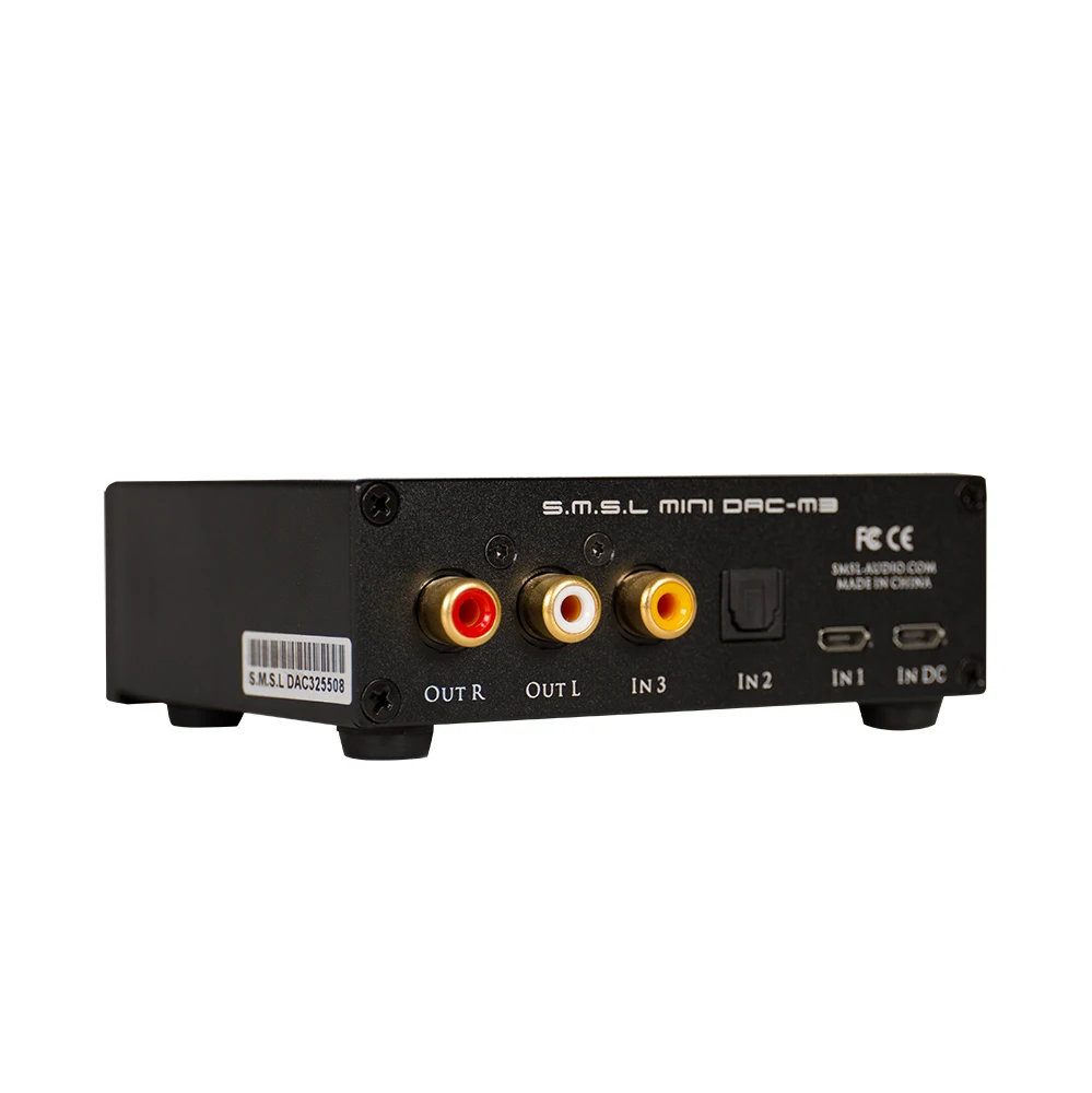 SMSL M3 HiFi Audio DAC AMP Headphone Decoder Mini Amplifier Powered With USB Optical Fiber Coaxial Input | Электроника