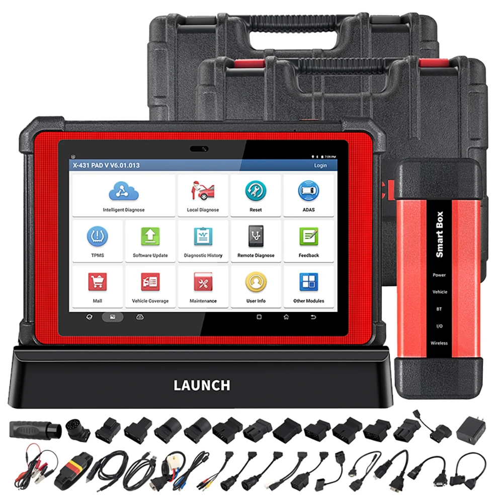 LAUNCH X431 PAD V Online Programming Automotive Diagnostic Tool Car OBD2 Code Reader OBD II Scanner Active Test Battery Tester | Автомобили