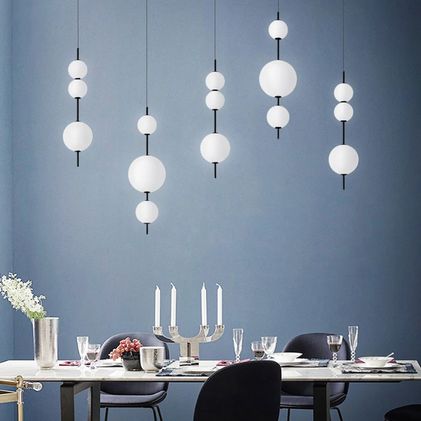 Современный светодиодный стеклянный подвесной светильник в виде сахарной тыквы