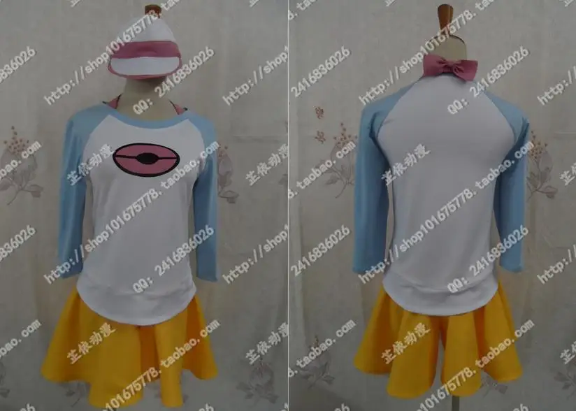 Бесплатная доставка черно-белый костюм для косплея mei с шапкой - купить по