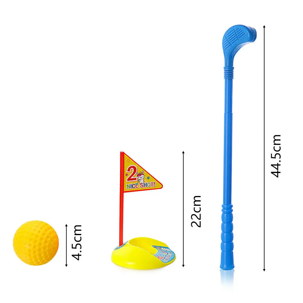 

Golf Mini Putter Set Kids Indoor Outdoor Ball Game Kit Practice Toy