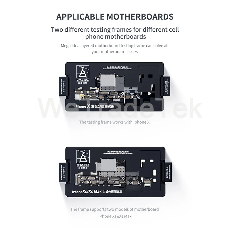 Qianli Mega-idea iPhone X-11ProMax приспособление для материнской платы iSocket Jig логическая плата быстрый тест держатель для ремонта материнской платы