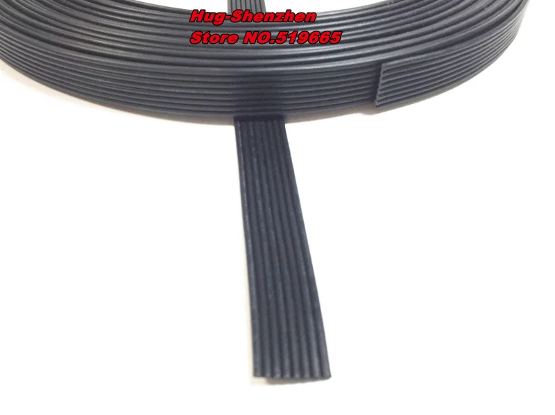 8pin черный 1007 18AWG ленточный кабель для светодиодного пиксельного модуля