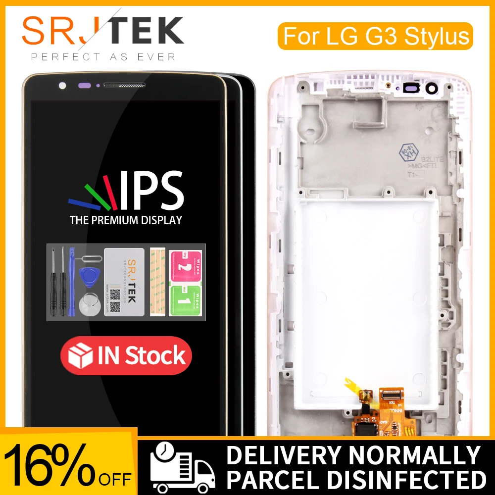 ЖК-дисплей для LG G3 Stylus сенсорный экран матричный преобразователь сенсорное