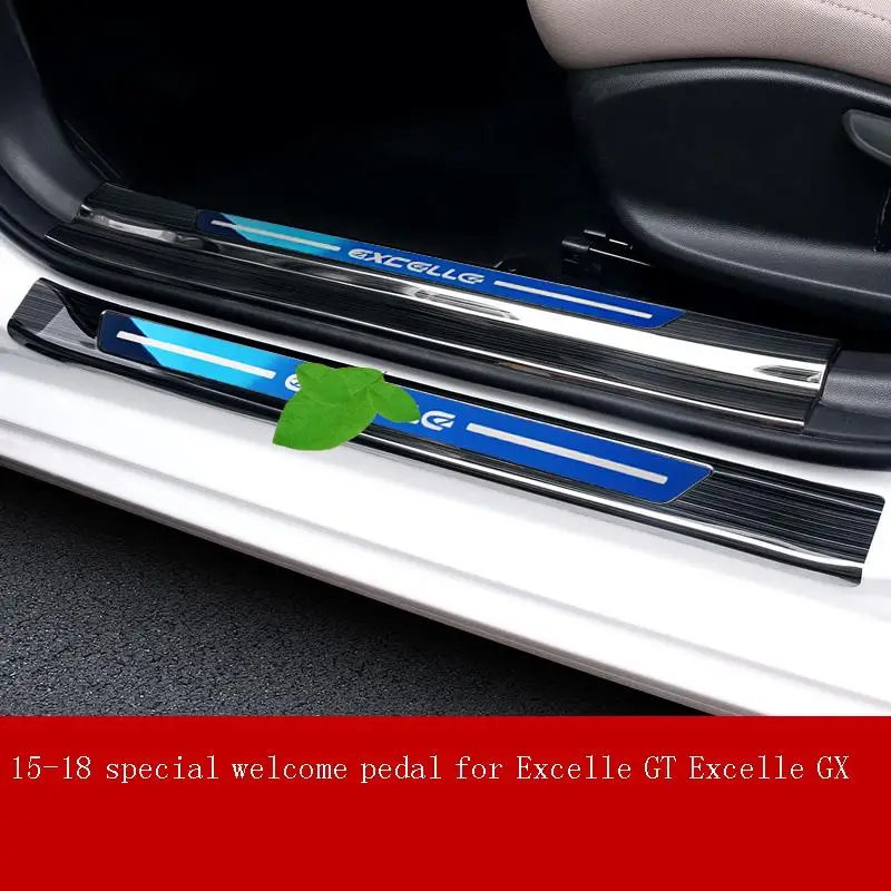 

Auto Decoration Sticker Car Accessories Exterior Door Welcome Pedal 2015 2016 2017 2018 2019 2020 FOR Buick Excelle GT GX