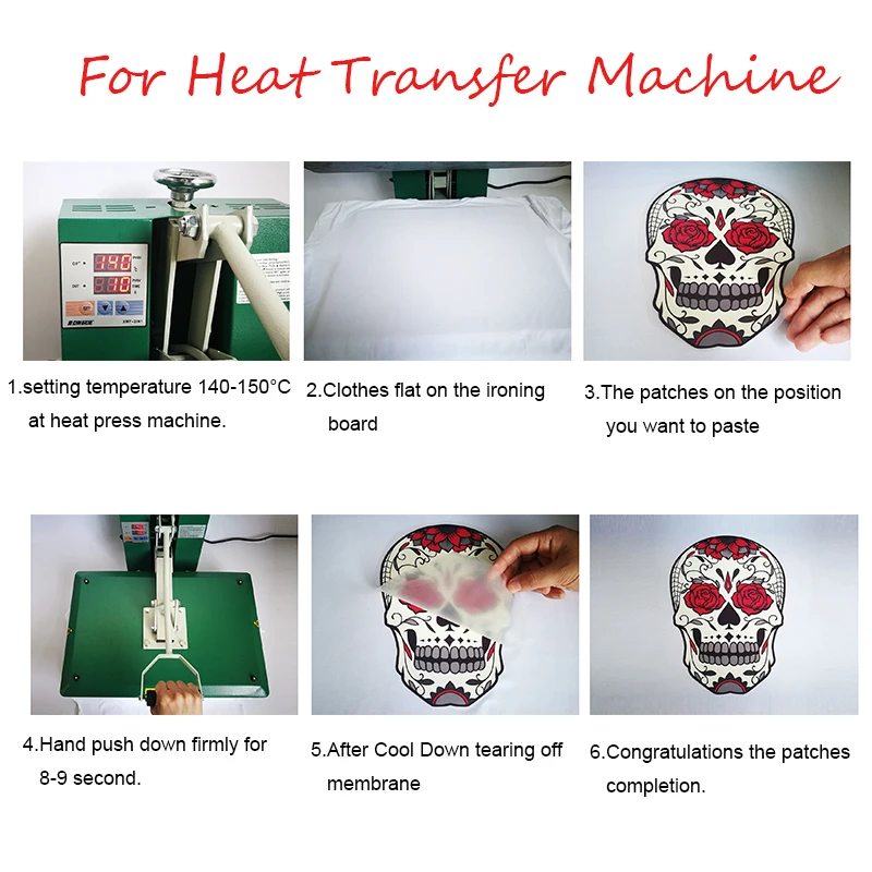 

Elegant Girls Patches Thermo Transfer Stickers For Clothing DIY Iron-On Patch For T-Shirt Women Washable Heat Transfer Appliqued