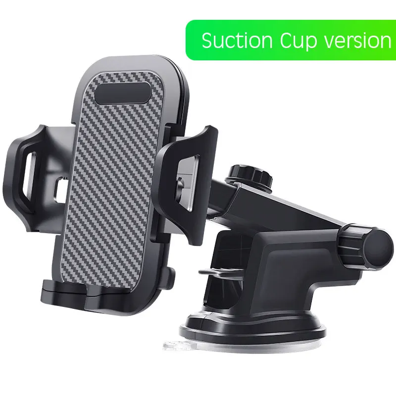 

Luxury Moblie Phone Car Holder for iPhone XR XS Max 7 Car Air Vent Windshield Car Mount Phone Stand 360 Carbon Fiber Car Holder