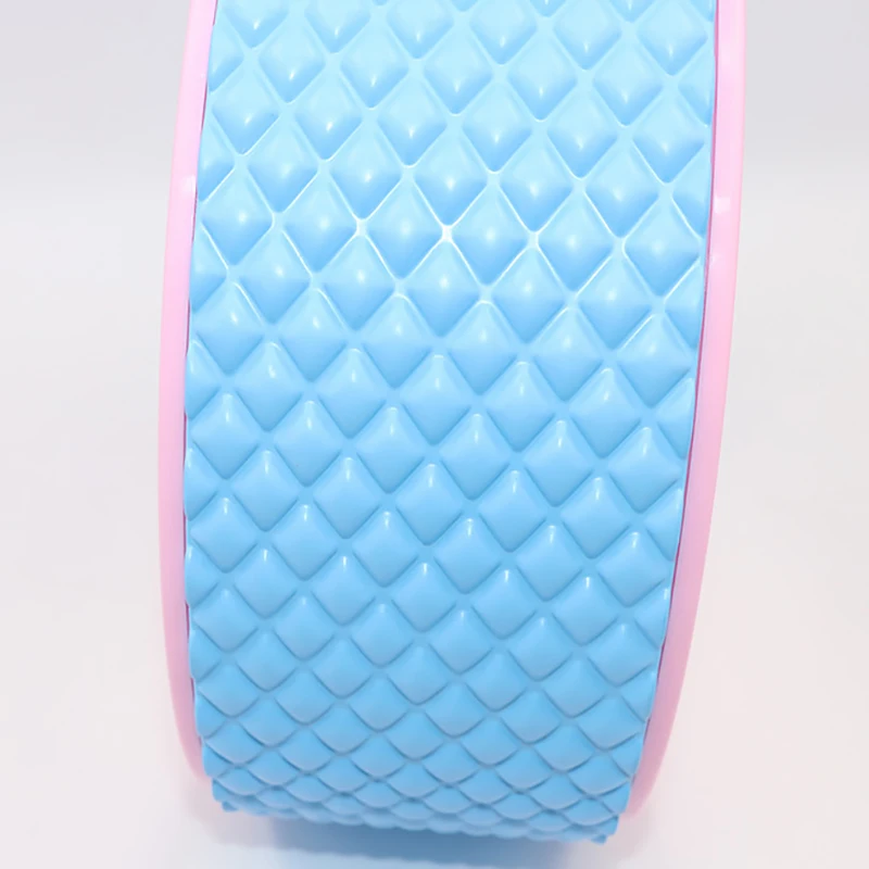 Йога Пилатес кольцо ролик для фитнеса колеса назад тренировочный инструмент