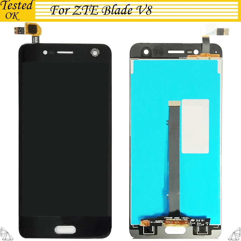 ЖК дисплей для ZTE Blade V8 черно белый дигитайзер сенсорного экрана BV0800 экран с