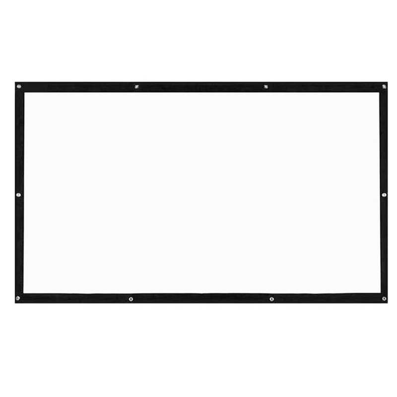 Полнопортативные проекционные экраны 120 дюймов 3D Hd настенный полупрозрачный