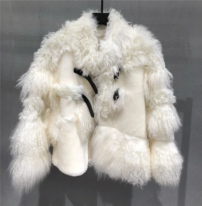 Уникальная женская одежда из натуральной овечьей кожи нарядное монгольское