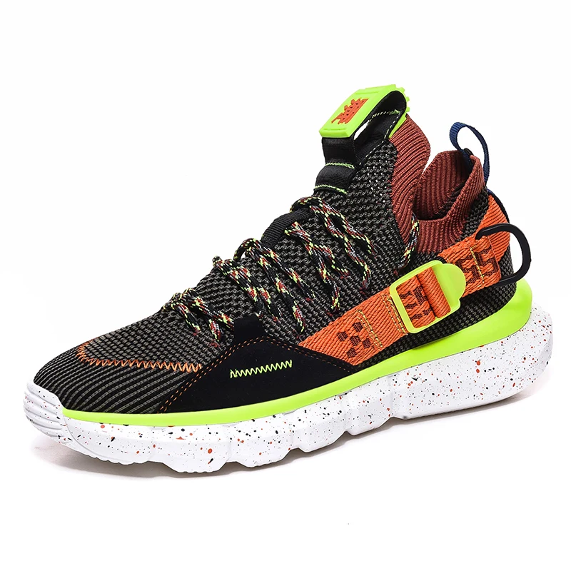 

Damyuan Men Comfortables Breathable Non-leather Casual Non-Leather Lightweight Running Wear-resistant Gym Shoes Sneakers Jogging